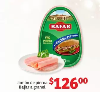 Oferta de Bafar - Jamón De Pierna  A Granel por $126 en Soriana Híper