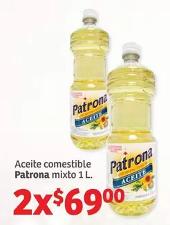 Oferta de Patrona - Aceite Comestible Mixto por $69 en Soriana Híper