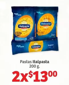 Oferta de Italpasta - Pastas por $13 en Soriana Híper