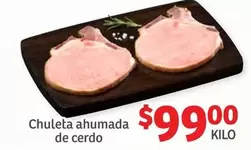 Oferta de Chuleta Ahumada De Cerdo por $99 en Soriana Híper