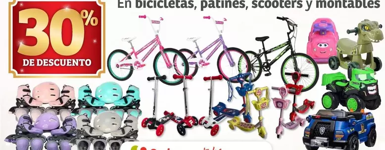 Oferta de En Bicicletas, Patines, Scooters Y Montables en Soriana Híper