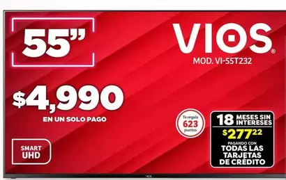 Oferta de Smart - Vios por $4990 en Soriana Híper