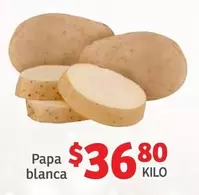 Oferta de Papa Blanca por $36.8 en Soriana Híper