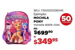 Oferta de Pony - Mochilas por $349.95 en Woolworth