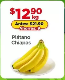 Oferta de Platano Chiapas por $12.9 en Bodega Aurrera