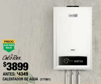 Oferta de Calorex - Calentador De Agua por $3899 en The Home Depot