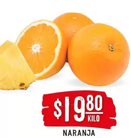 Oferta de Naranja por $19.8 en Soriana Híper