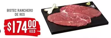 Oferta de Ranchero - Bistec  De Res por $174 en Soriana Híper