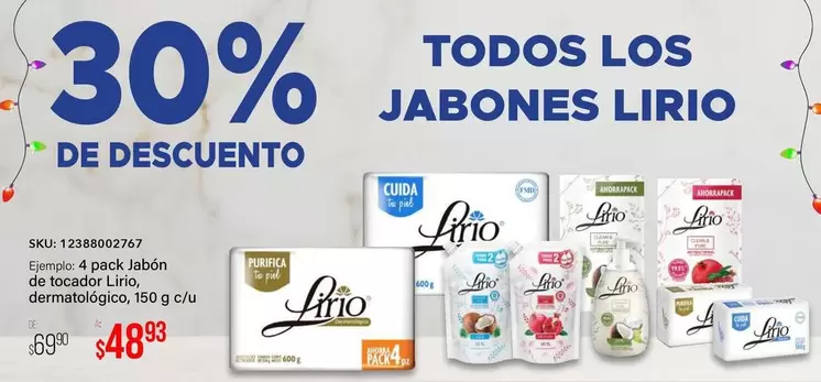 Oferta de Lirio - Jabón De Cocodri Lino en Del Sol