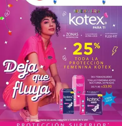 Oferta de Kotex - Toallas Femenina en Del Sol