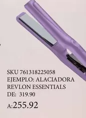 Oferta de Revlon - EJEMPLO: ALACIADORA REVLOR ESSENTIALS en Del Sol