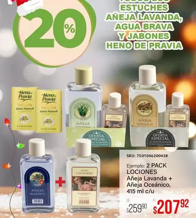 Oferta de Natural - Enjua Lavanda + Añeja Oceanico en Woolworth