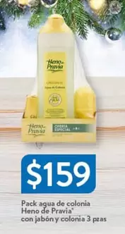 Oferta de Heno de Pravia - Pack Agua De Colonia por $159 en Walmart