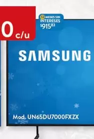 Oferta de Samsung - UN65DU7000FXX por $915.83 en Walmart