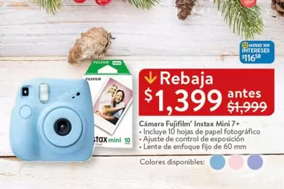 Oferta de Fujifilm - Rebaja por $1399 en Walmart