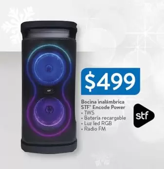 Oferta de STF - Bocina Inalámbrica Encode Power por $499 en Walmart