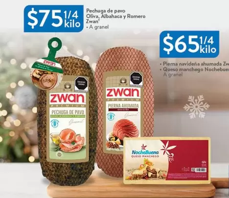 Oferta de Zwan - Pechuga De Pavo Oliva, Alchaca Y Romero en Walmart