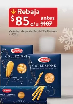 Oferta de Barilla - De Pasta  Collezione por $85 en Walmart