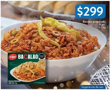 Oferta de Vips - Bacalao Preparado por $299 en Walmart