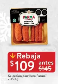 Oferta de Parma - Selección Parrillera por $109 en Walmart