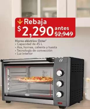 Oferta de Oster - Horno Electrico por $2290 en Walmart