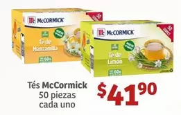 Oferta de McCormick - Tés por $41.9 en Soriana Híper