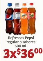 Oferta de Pepsi - Refrescos Regular O Sabores por $36 en Soriana Híper