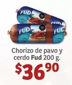 Oferta de Fud - Chorizo De Pavo Y Cerdo por $36.9 en Soriana Híper