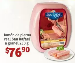 Oferta de San Rafael - Jamón De Pierna Real por $76.9 en Soriana Híper