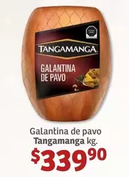 Oferta de Tangamanga - Galantina De Pavo  Kg. por $339.9 en Soriana Híper