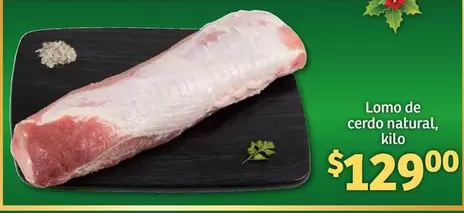 Oferta de Natural - Lomo De Cerdo por $129 en Soriana Híper