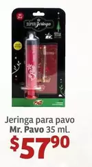 Oferta de Mr. Pavo - Jeringa Para Pavo  35 Ml por $57.9 en Soriana Híper