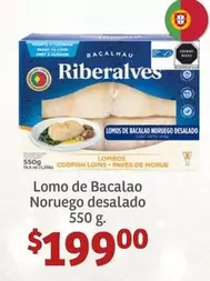 Oferta de Lomo De Bacalao Noruego Desalado por $199 en Soriana Híper