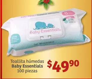 Oferta de Baby  - Toallita Húmedas Essentials por $49.9 en Soriana Híper