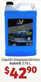 Oferta de Liquido Limpiaparabrisas por $42.9 en Soriana Híper