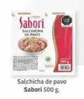 Oferta de Sabori - Salchicha De Pavo por $2.99 en Soriana Súper