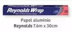 Oferta de Reynolds Wrap - Papel Aluminio en Soriana Súper