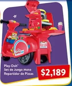 Oferta de Play-Doh - Set De Juego Moto Repartidor De Pizzas por $2189 en Walmart