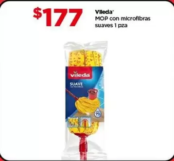 Oferta de Vileda - Mop Con Microfibras Suaves 1 Pza por $177 en Bodega Aurrera