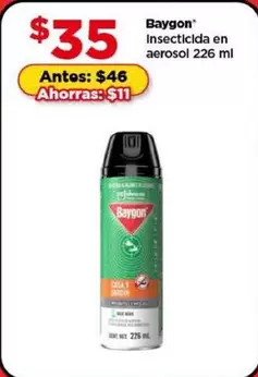 Oferta de Baygon - Insecticida En Aerosol por $35 en Bodega Aurrera