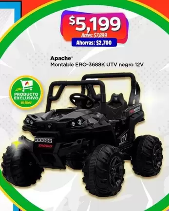 Oferta de Apache Ero-3688k por $5199 en Bodega Aurrera