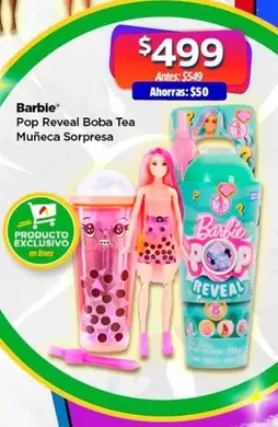 Oferta de Barbie - Pop Reveal Boba Tea Muñeca Sorpresa por $499 en Bodega Aurrera