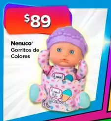 Oferta de Nenuco -  Gorritos De Colores por $89 en Bodega Aurrera