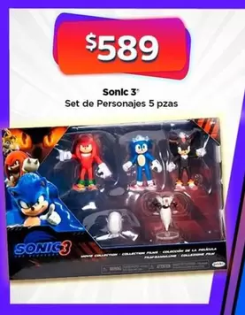 Oferta de 3' Set De Personajes 5 Pzas por $589 en Bodega Aurrera