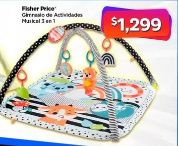 Oferta de Fisher Price - Gimnasio De Actividades Musical 3 En 1 por $1299 en Bodega Aurrera