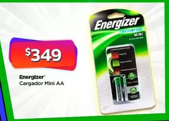 Oferta de Energizer - Cargador Mini AA por $349 en Bodega Aurrera