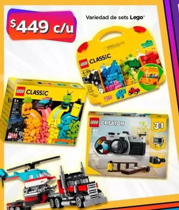 Oferta de LEGO - Variedad De Sets por $449 en Bodega Aurrera