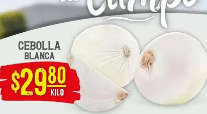 Oferta de Cebolla Blanca por $29.8 en Soriana Híper