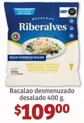 Oferta de Bacalao Desmenuzado Desalado por $109 en Soriana Híper