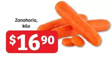 Oferta de Zanahoria por $16.9 en Soriana Híper